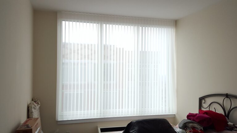 Custom sheer shadings fitted in a home office in Bergen County, NJ