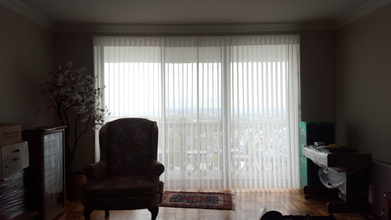 Sheer shadings installed in a New Jersey living room