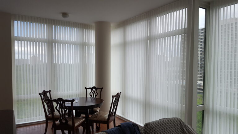 Sheer shadings in a Bergen County living room