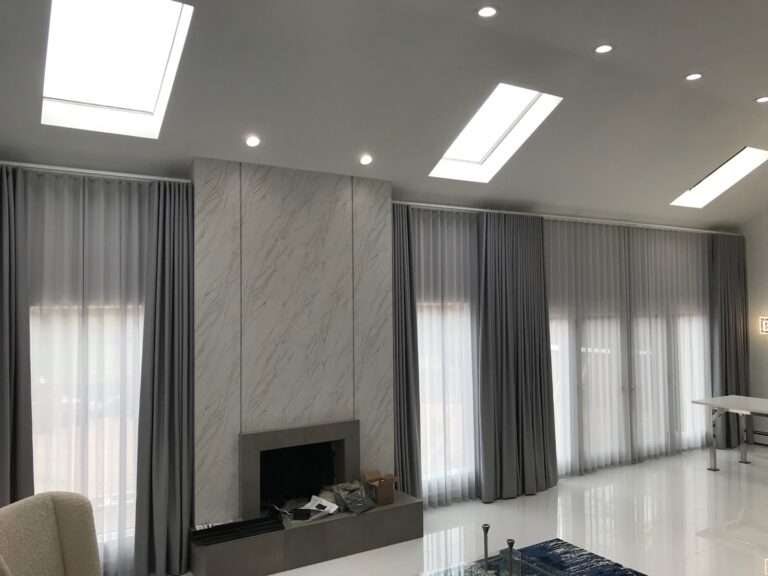 custom drapery in a Tri-State commercial space, made to measure
