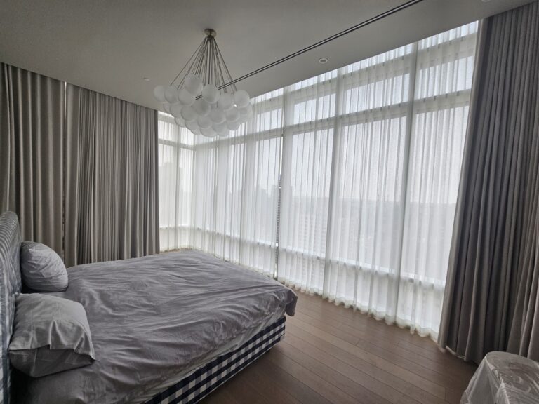 Custom drapery measured and fitted for a Bergen County living room