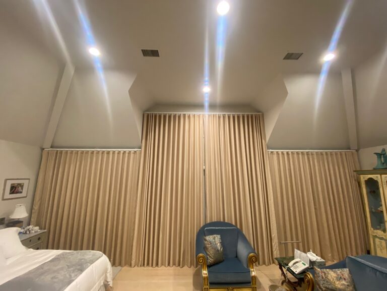 Cellular honeycomb shades measured and fitted for a Bergen County bedroom
